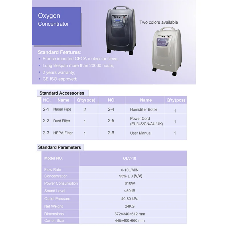 MY-I059D-N 10L oxygen generator