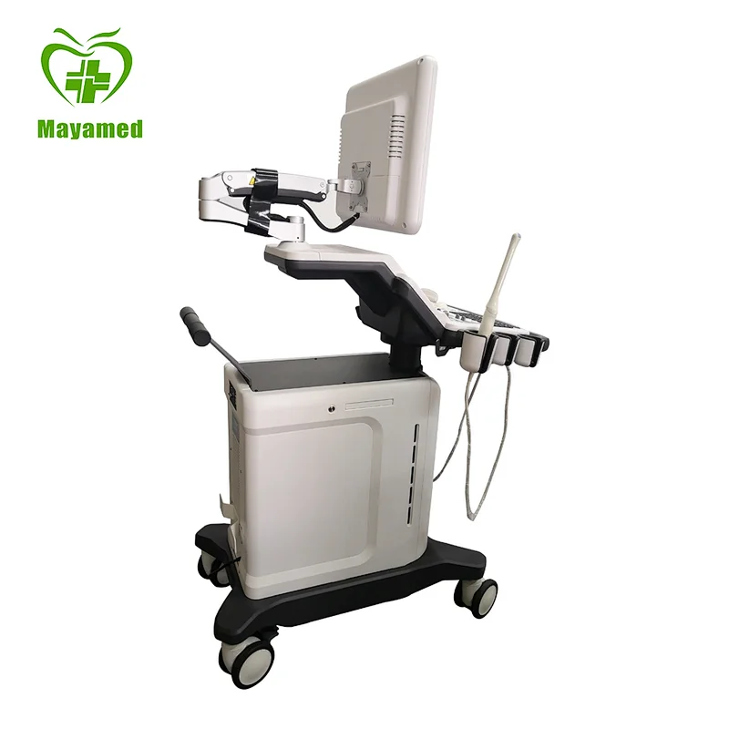 High resolution 19 inch display best trolley 3d/4d color doppler b ultrasound diagnostic system machine