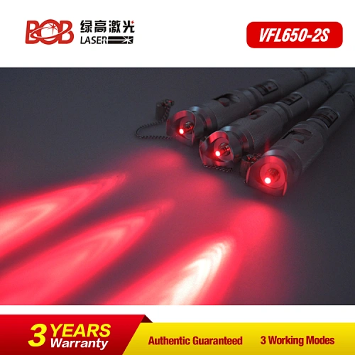 fiber optic cabel testing equipment 5mw (BOB-VFL650-2S)
