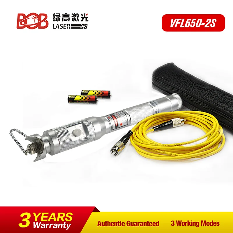 650nm Red light laser source for fiber optic cable 10mw (BOB-VFL650-2S)