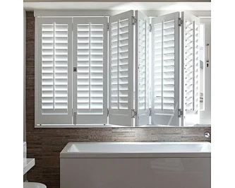 Top Sell Product in Us/UK PVC Shutter Plantation Louver Shutters