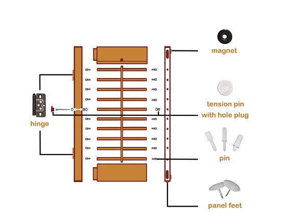 shutter hinge