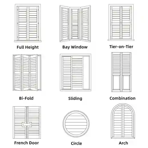 aluminum plantation shutters