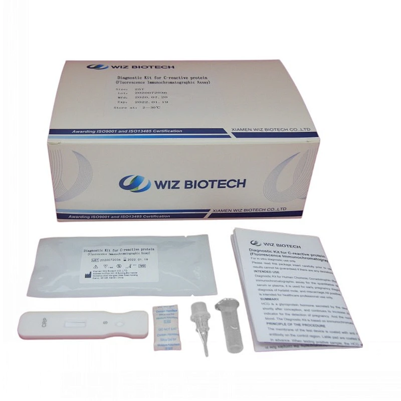 Blood test Creactive protein quantitative kit CRP test inflammation