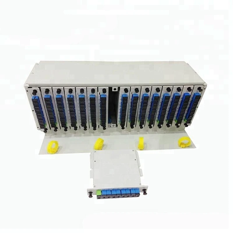 用于通信的高密度 144 芯光纤分配 ODF 盒