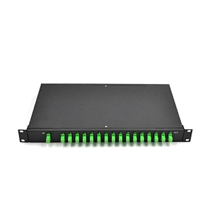 موثوقية عالية SC / APC Type 1U لوحة توزيع الألياف البصرية / إطار للكابل