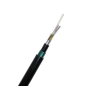 Cable de tubo suelto trenzado enterrado directamente subterráneo al aire libre GYTY53