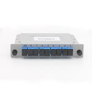 Caja modular del casete LGX del divisor del PLC de la fibra óptica de FTTH