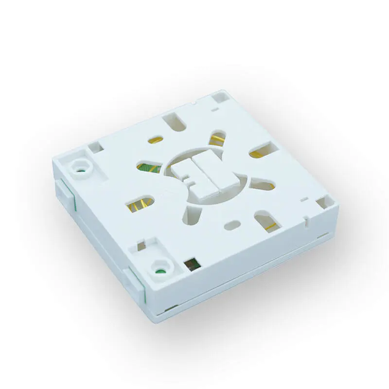 Indoor Wall Mounted Termination Box 2 Port FTTH Socket