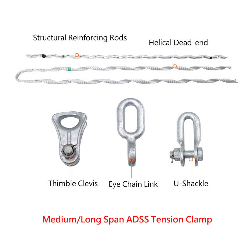 ADSS 电缆预制张力夹|法索