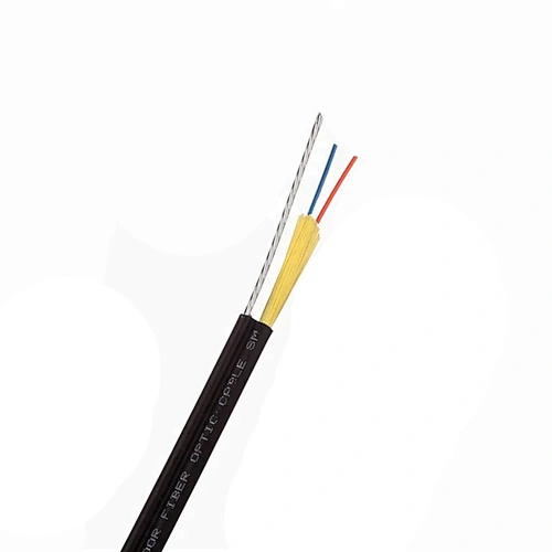 室外室内使用的 FTTH 圆形电缆双护套 4.6mm 5.0mm 6.0mmGJYFJH