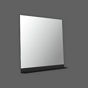 black rectangle vanity mirror