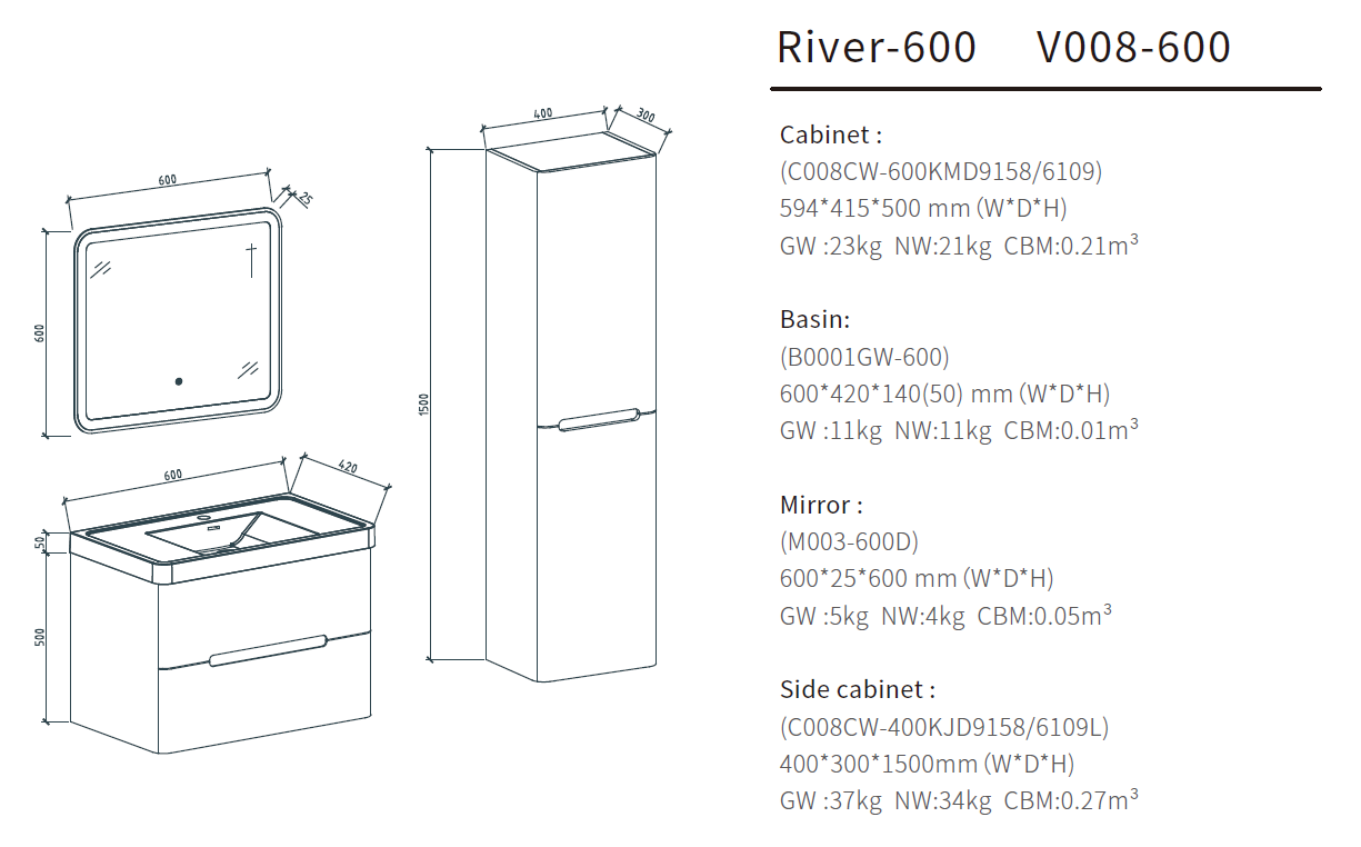 white bathroom vanity size 600