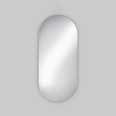 led bathroom mirror round