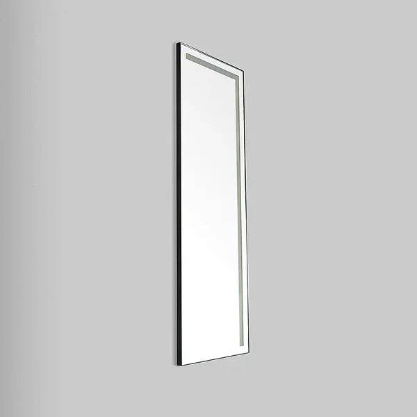 rectangular frameless bathroom mirror