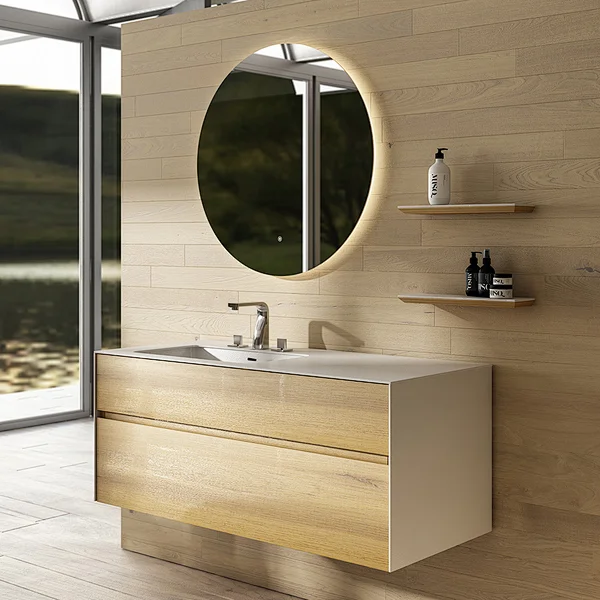 Modern PVC Waterproof Bathroom Storage Cabinet - TONA.com