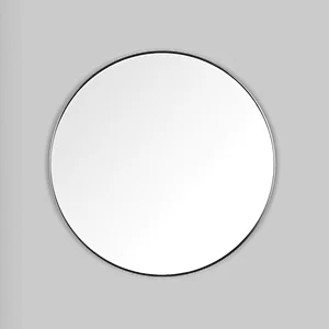 round backlit bathroom mirror