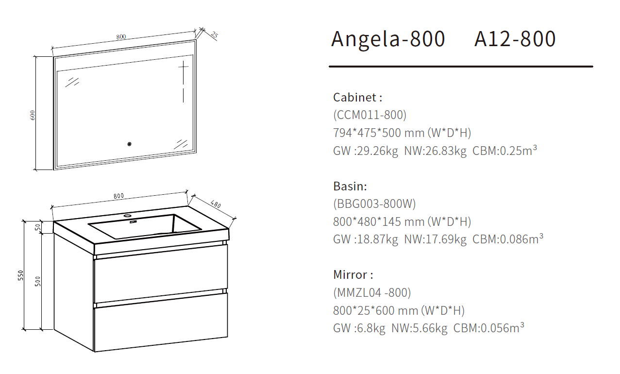 white floating bathroom vanity size 800