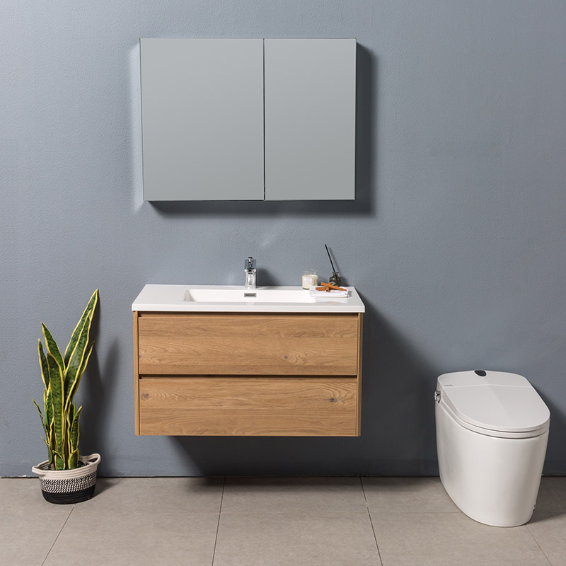 Wholesale Wall Mounted Bathroom Vanities Counter Top Ceramic Basin