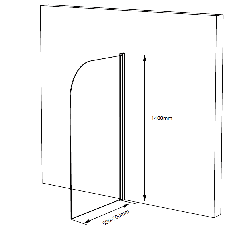 shower screen specifications