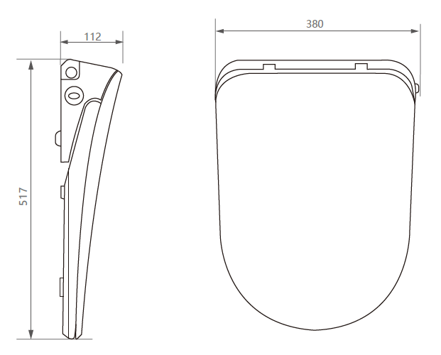 smart toilet cover specifications t502
