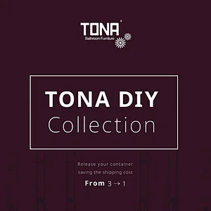 Collection de meuble-lavabo TONA DIY | Économiser les frais d'expédition