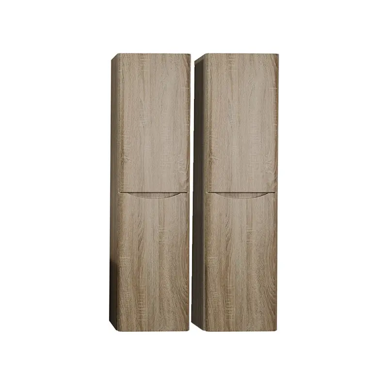 bathroom vanity and side cabinet