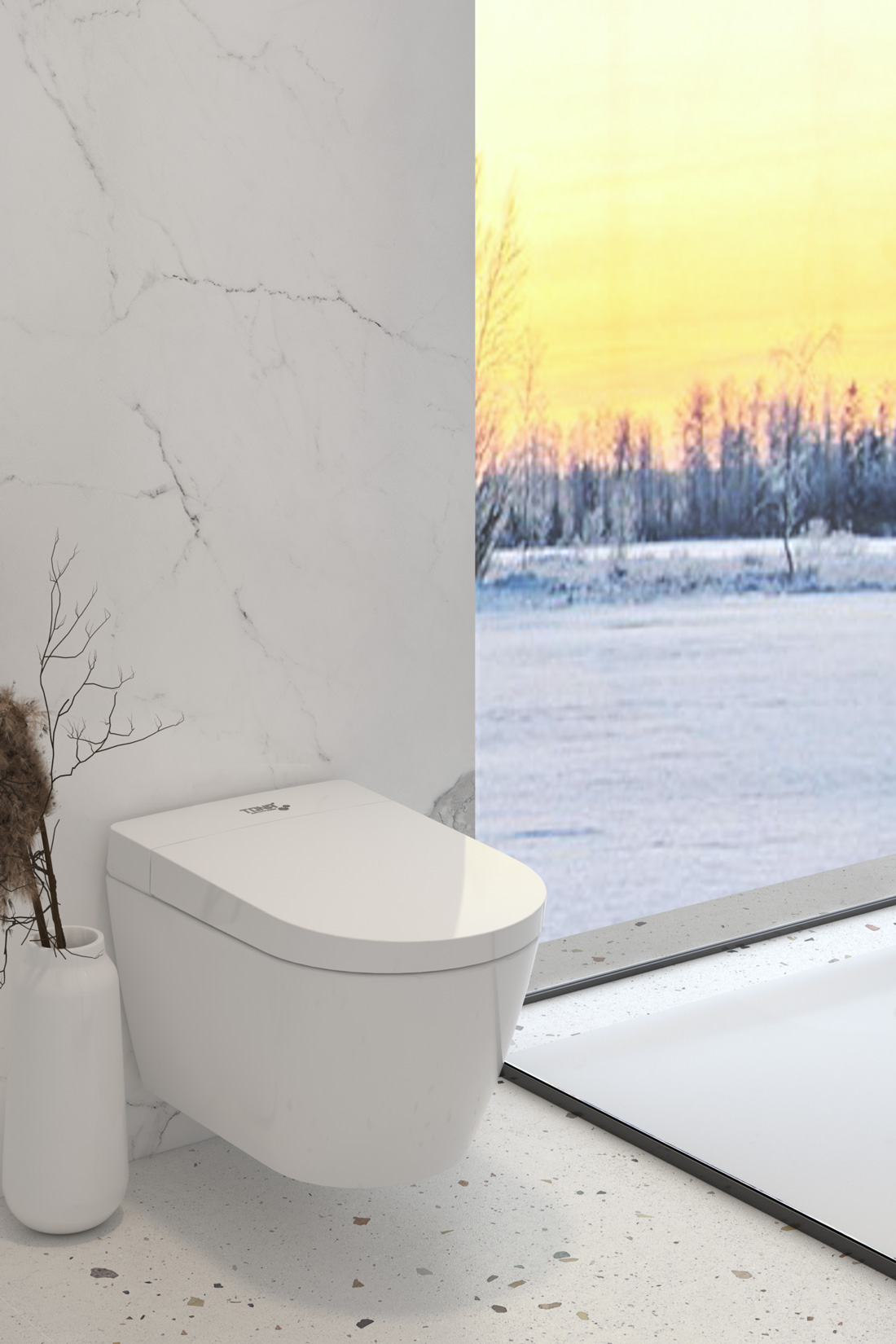 floating smart toilet