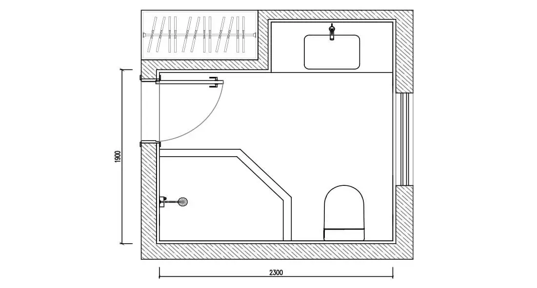 white bathroom idea layout