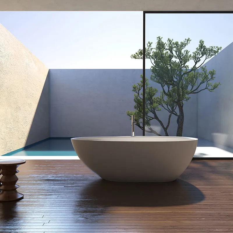 solid surface bathtub melody 1