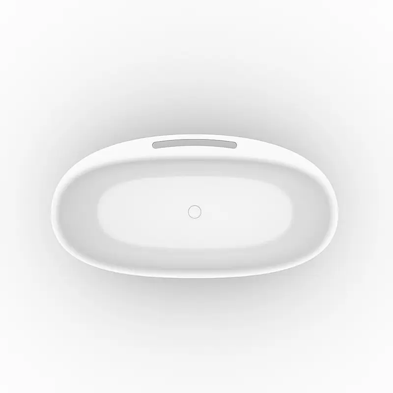 oval solid surface bathtub voyager 6