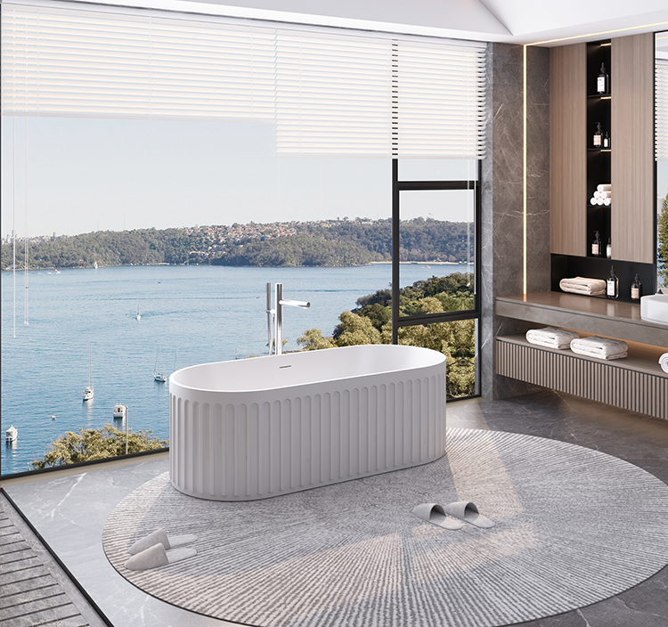 Ovation art freestanding bathtub
