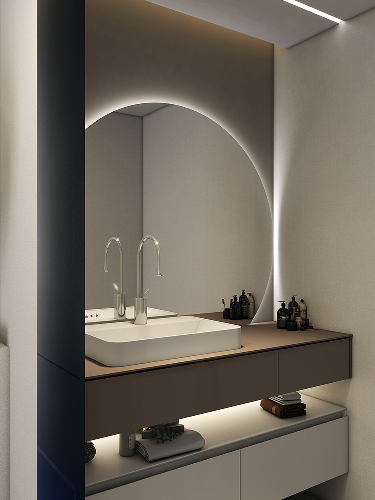 2 tier bathroom vanity