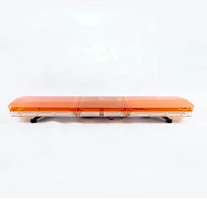 47 inch Amber LED COB Linear Warning Light Bar for Fire Engine, Trucks,Rescue Vehicles
