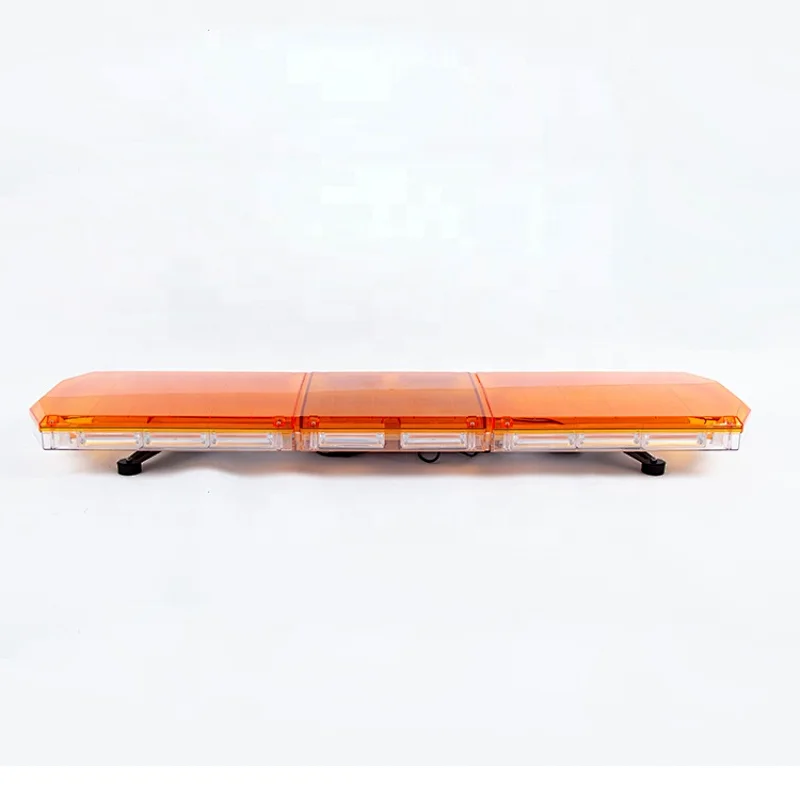 47 inch Amber LED COB Linear Warning Light Bar for Fire Engine, Trucks,Rescue Vehicles