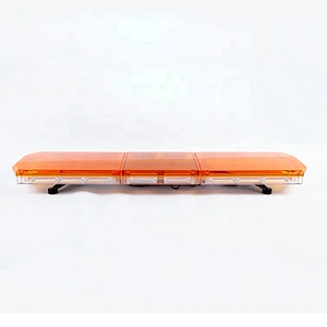 47 inch Amber LED COB Linear Warning Light Bar for Fire Engine, Trucks,Rescue Vehicles