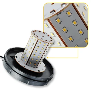 Amber Led Beacon Light, Yellow Emergency Security Strobe Flashing Light Magnetic Rotating Warning Beacon Lights for Cars Truck Vehicle (72 Led)