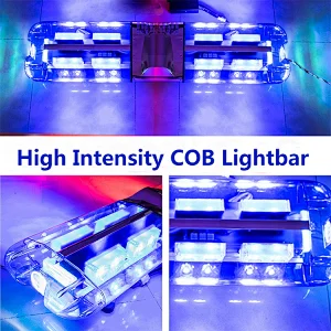 Police emergency signal lights ambulance blue led flashing lightbar with Horn siren