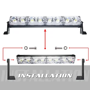 Factory wholesale 40W 80W 160W 240W 3200W Emergency light bar for truck off-road vehicles