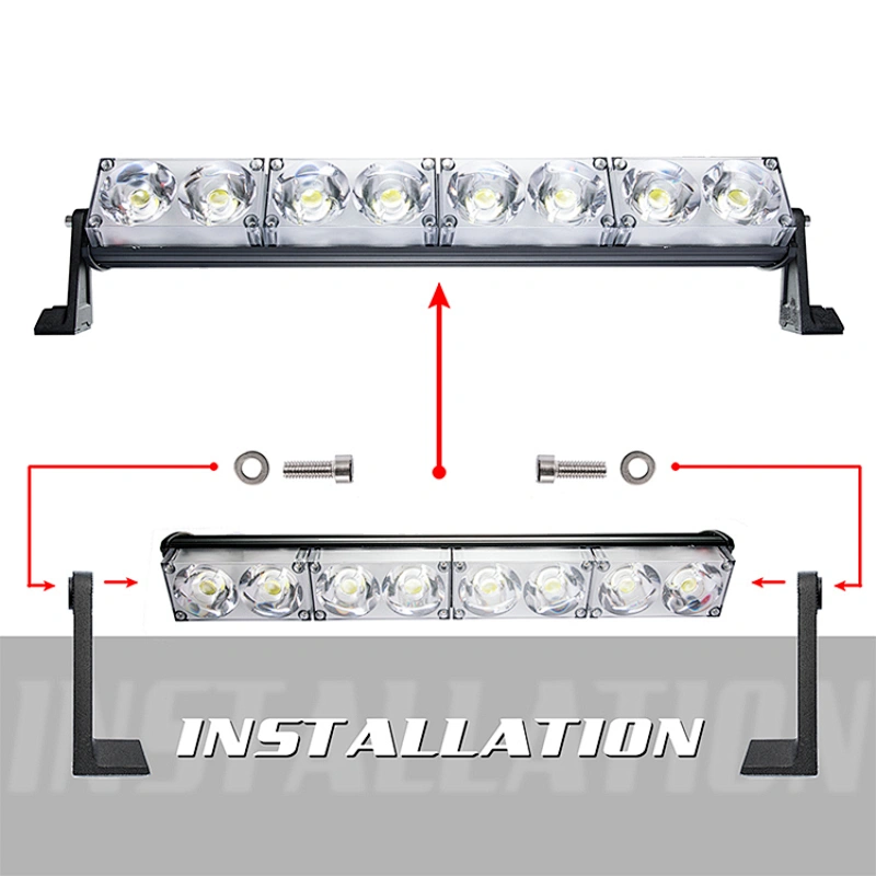 Factory wholesale 40W 80W 160W 240W 3200W Emergency light bar for truck off-road vehicles