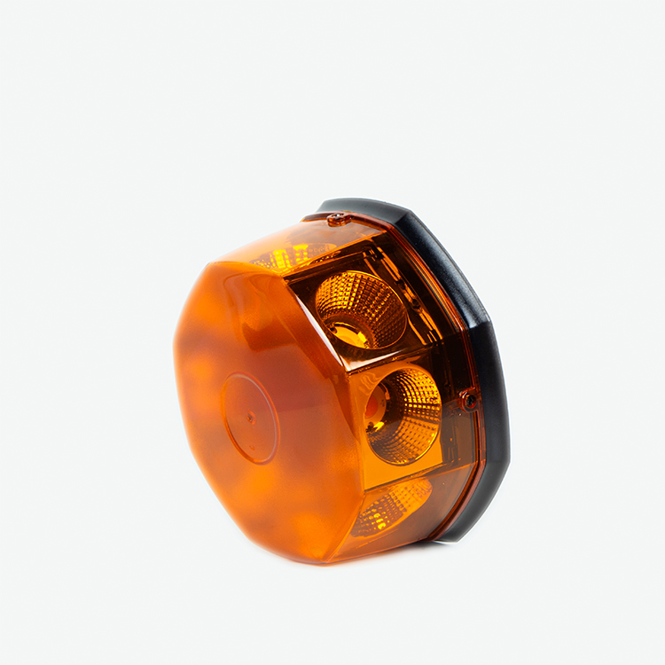 COB 12-24 Volt Amber Mini Led Strobe Roof Top Beacon Light