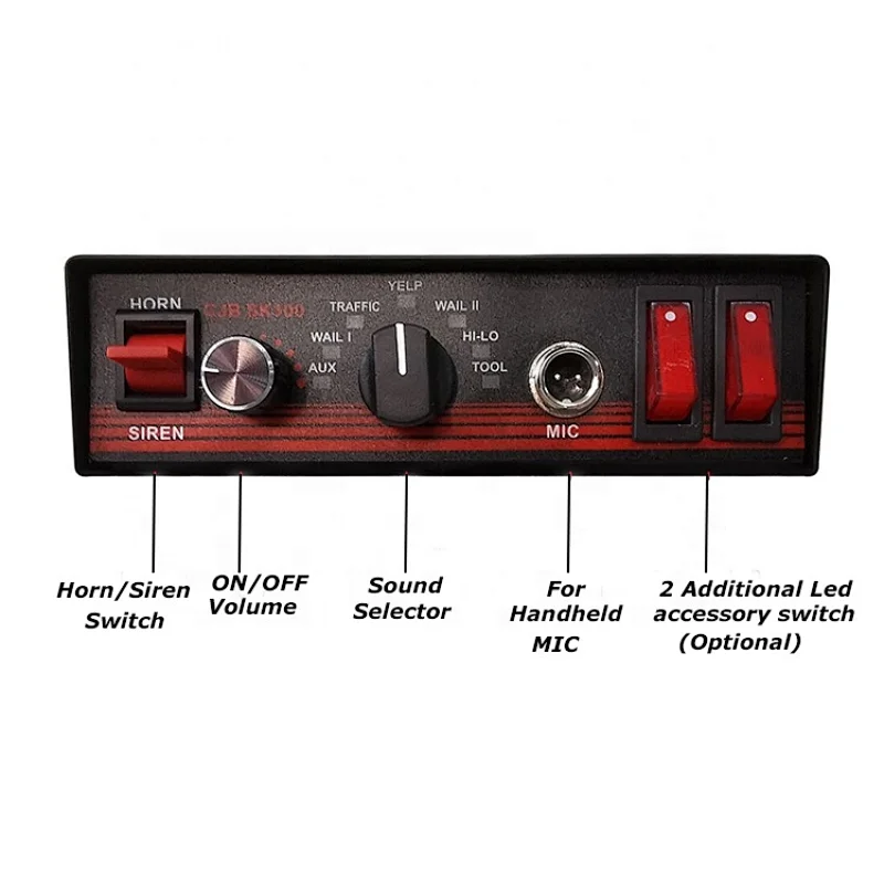 Police emergency signal lights ambulance blue led flashing lightbar with Horn siren