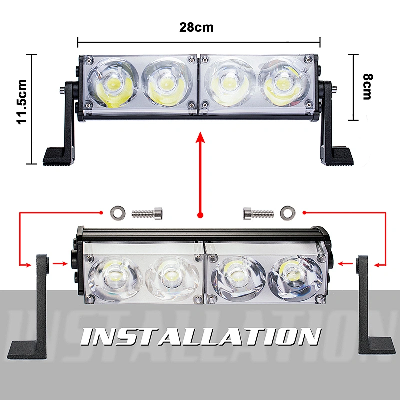 80W Auto aluminum housiong roof working light bar Truck roof LED Light Bar  for woking offroad led light bar, COB working light, Police Emergency Led  Light Bar,Emergency Light Bar,Led Emergency Light Bar