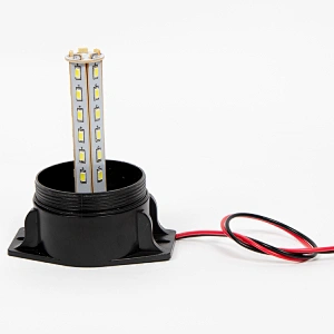DC10-100V 18watts white strobe emergency flashing beacon lights on truck vehicles