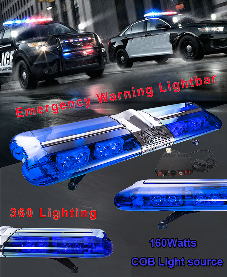 Blue Warning Light With Siren order online