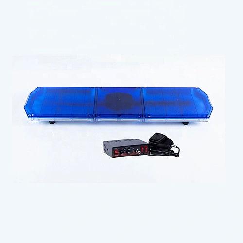 Blue Rotating LED Ambulance Flashing Lights Bar and Siren