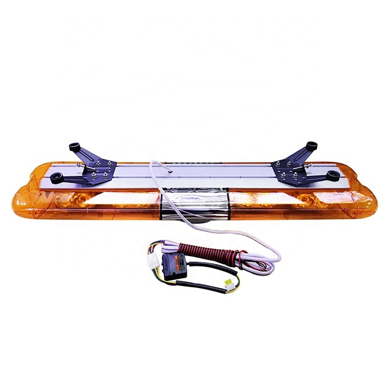 Car roof mounting 120cm strobe amber COB vehicle emergency light bar