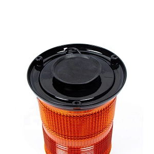 Amber Yellow  78 Watts LED Rotating Beacon Strobe Light Magnetic Mount Revolving Warning Flashing Light for Emergency  Vehicle.