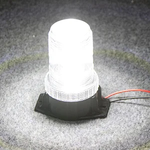 DC10-100V 18watts white strobe emergency flashing beacon lights on truck vehicles
