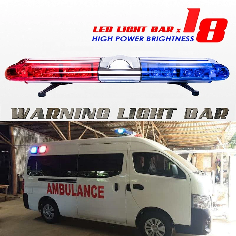 police ambulance led lightbar hazard warning with wired sound alarm strobe light siren home